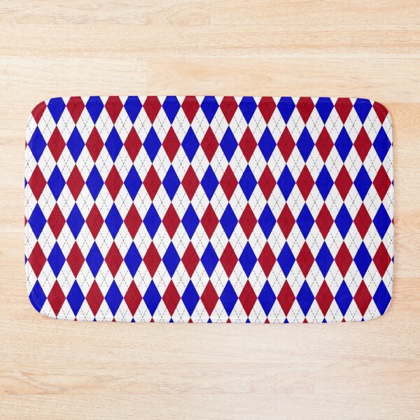 Item preview, Patriotic Red White and Blue Classic Argyle Pattern designed and sold by Candice Davis.
