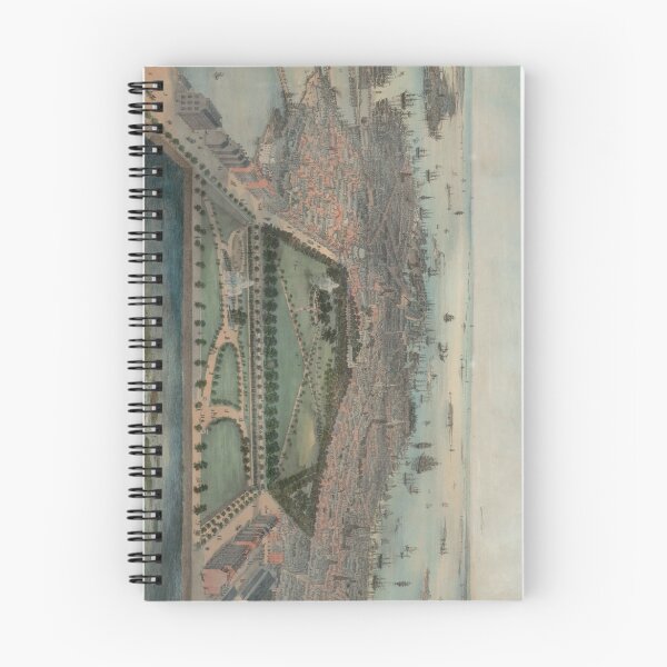 Item preview, Vintage Pictorial Map of Boston MA (1850) designed and sold by BravuraMedia.