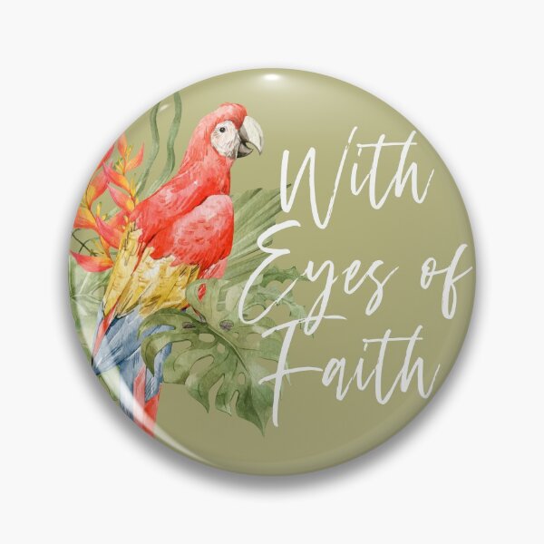 Item preview, WITH EYES OF FAITH (PARROT) designed and sold by Paper Bee Gift Shop.
