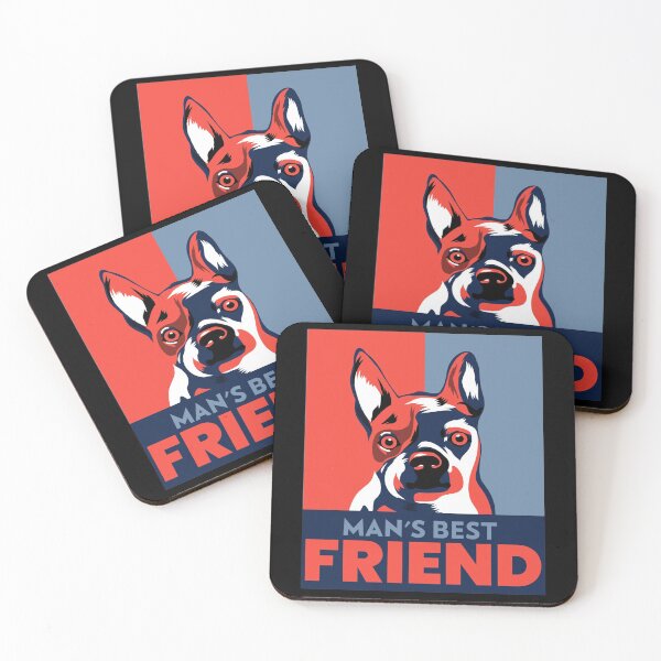 Item preview, Man's Best Friend - Cute Dog Design for Dog Lovers designed and sold by Rhu Creations.