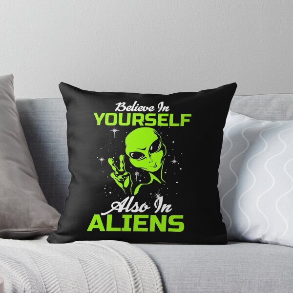Item preview, Believe In Yourself Also In Aliens Funny Alien Peace Sign designed and sold by ChromanautMerch.