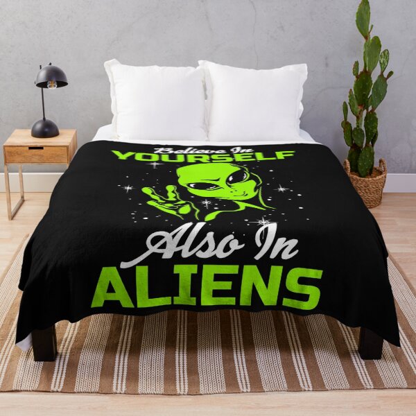 Item preview, Believe In Yourself Also In Aliens Funny Alien Peace Sign designed and sold by ChromanautMerch.