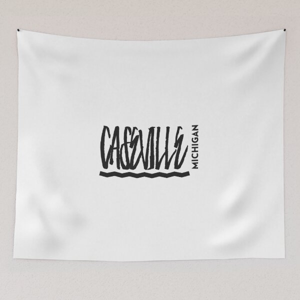 Item preview, Caseville Michigan Artsy Black Design designed and sold by Eleven-K.