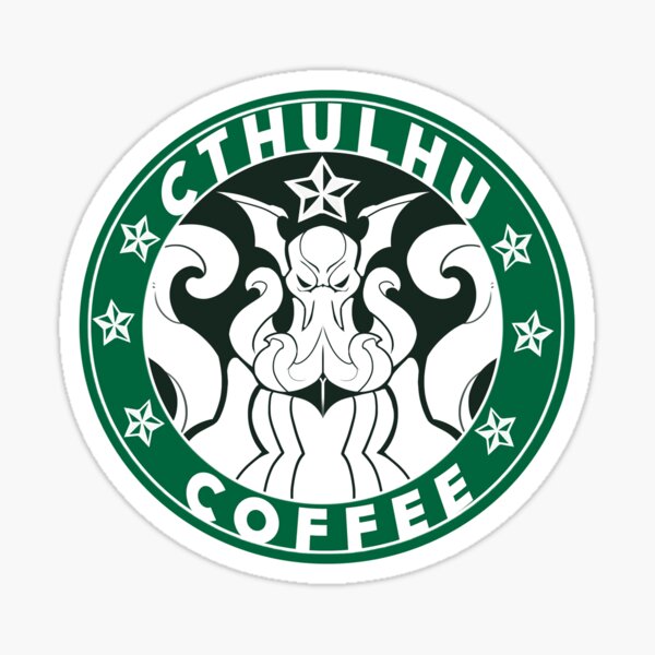 Dungeons & Dragons Starbucks Parody Mashup Sticker - Pro Sport Stickers