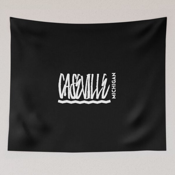 Item preview, Caseville Michigan Artsy White Design designed and sold by Eleven-K.