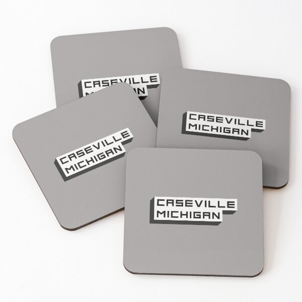 Item preview, Caseville Michigan Shadow Block Design designed and sold by Eleven-K.