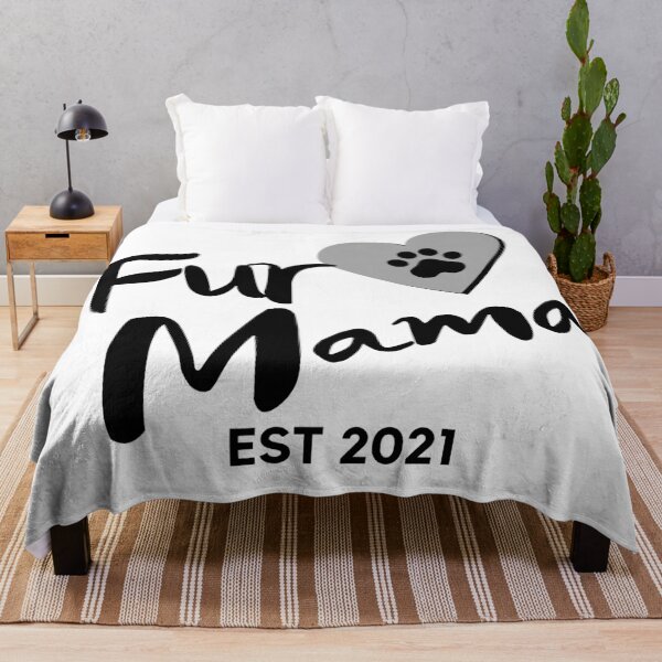 Item preview, Fur Mama. EST 2021. Cute Dog Lover Design. designed and sold by That Cheeky Tee.