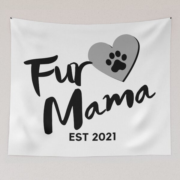 Item preview, Fur Mama. EST 2021. Cute Dog Lover Design. designed and sold by That Cheeky Tee.