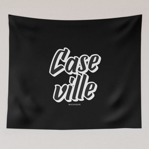 Item preview, Caseville Michigan Bubble Black and White Design designed and sold by Eleven-K.
