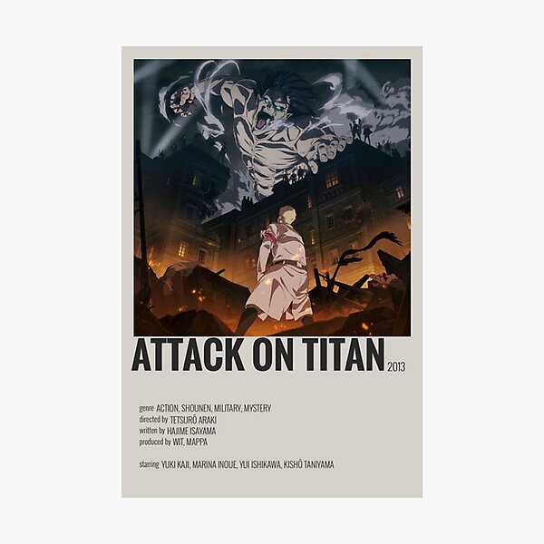 Attaque sur Titan Alternate Movie Poster Impression photo