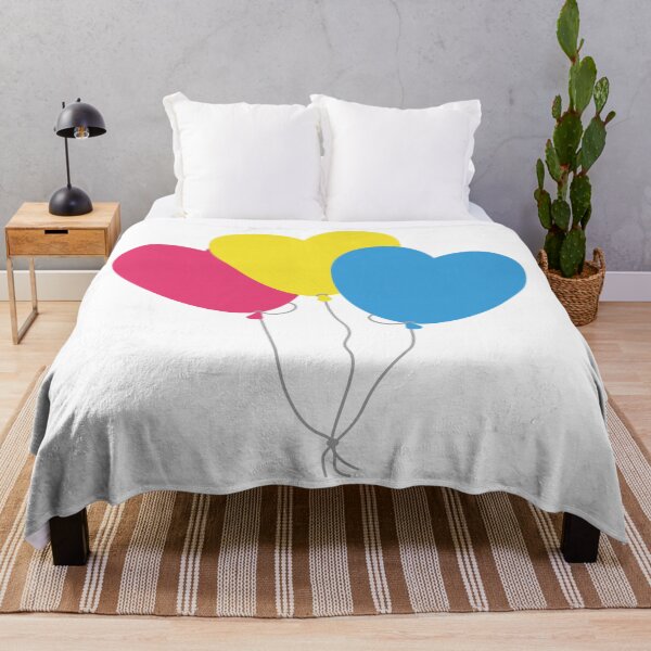 Item preview, Pansexual Pride Heart Balloons designed and sold by meicha.