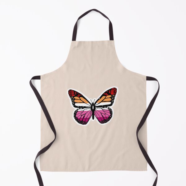 Item preview, (Kind of) Subtle Lesbian Pride Flag Butterfly designed and sold by piperdooley.