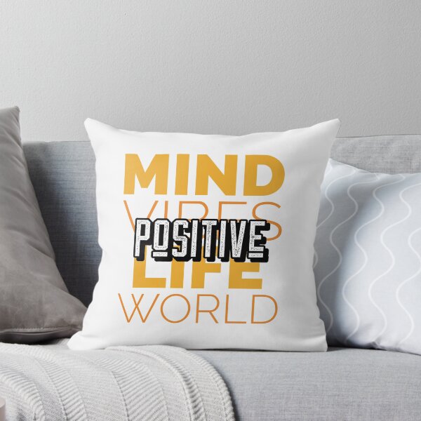 Item preview, Mind Vibes Life World Positive Design designed and sold by Artpace.