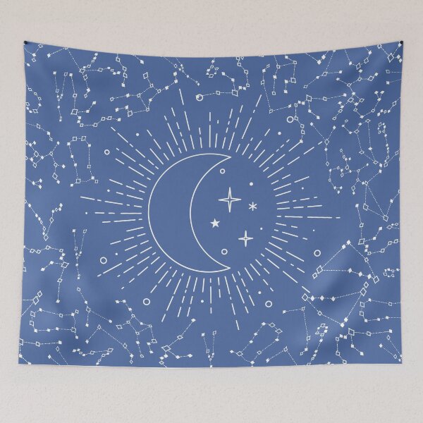 Item preview, Blue and White Constellation Art designed and sold by lunajoon.