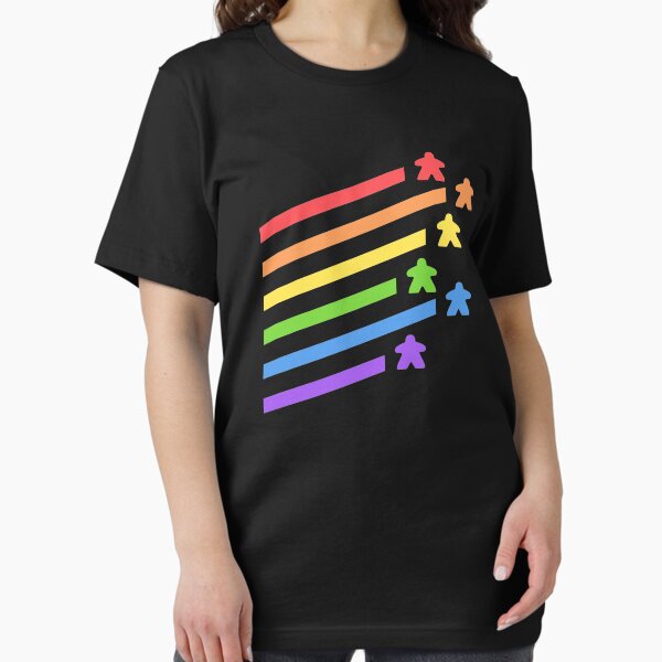 Item preview, Rainbow Meeples Board Games Addict designed and sold by pixeptional.