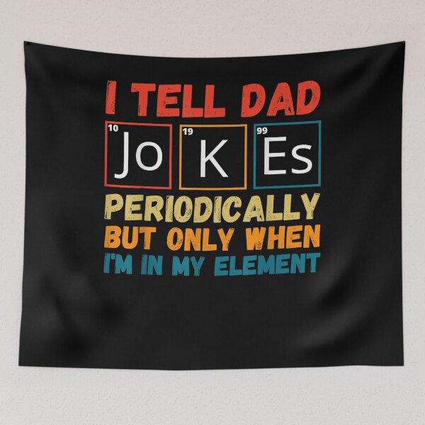 Item preview, Fathers Day Tee from Wife Kids I Tell Dad Jokes Periodically T-Shirt designed and sold by Happy-Luxemb.