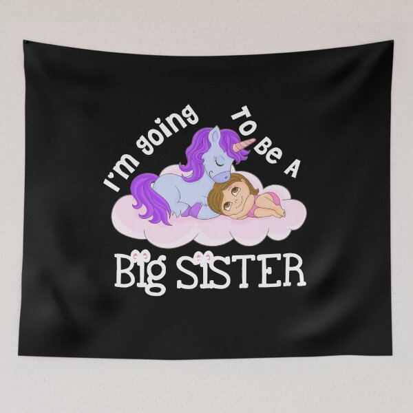 Item preview,  Im Going To Be A Big SISTER Unicorn  designed and sold by Tema EL.