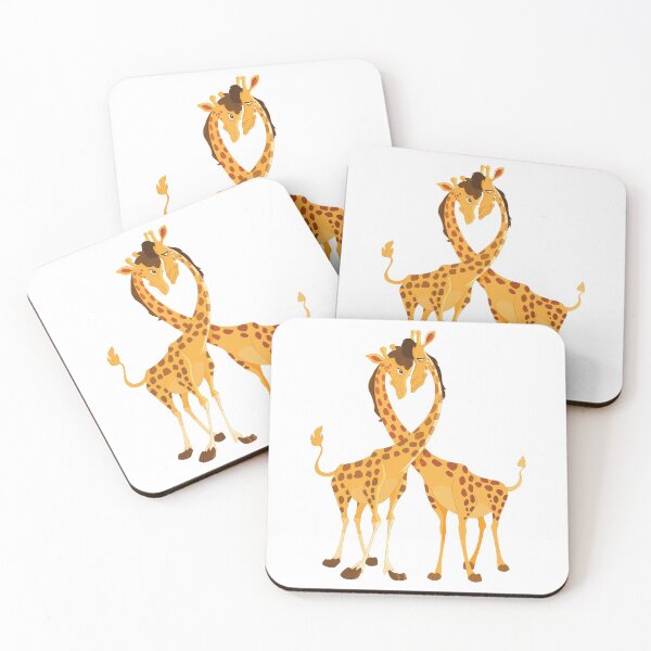 Item preview, Giraffe Couple African Safari Savanna Animal designed and sold by treasure-crafts.