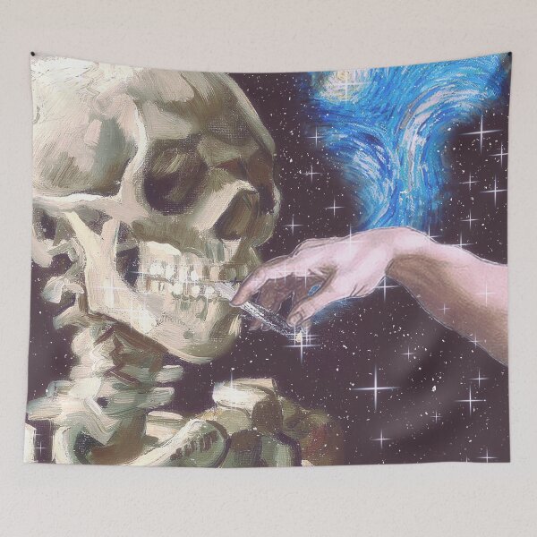 Item preview, Aesthetic Vincent Van Gogh Michelangelo Art Collage designed and sold by ind3finite.