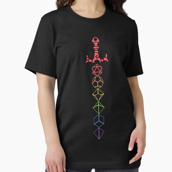 Item preview, Rainbow Dice Sword Tabletop RPG Gaming designed and sold by pixeptional.