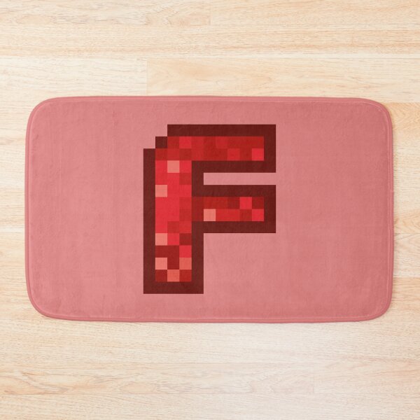 Item preview, Letter Art Red Retro Pixel Pattern - F designed and sold by dylanxh.