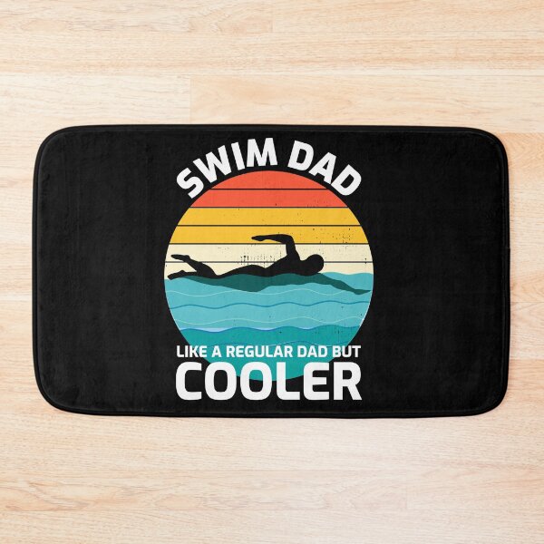 Item preview, Swimming Swim Dad Vintage Retro Fathers day designed and sold by CuteDesigns1.