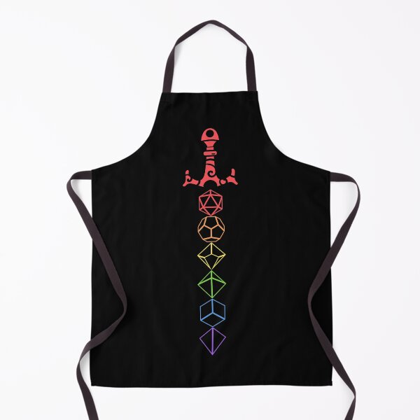 Item preview, Rainbow Dice Sword Tabletop RPG Gaming designed and sold by pixeptional.