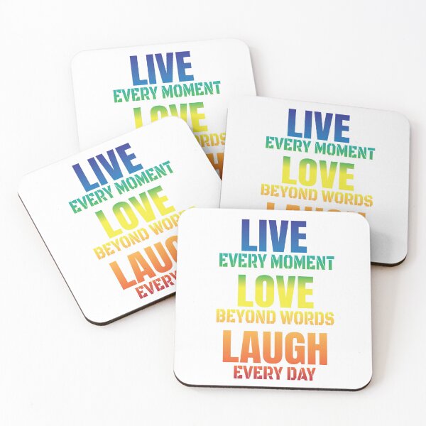 Item preview, Live Love Laugh simple of life, Meaningful shirt designed and sold by Loyaltees Apparel.