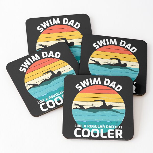 Item preview, Swimming Swim Dad Vintage Retro Fathers day designed and sold by CuteDesigns1.