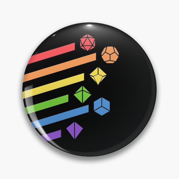 Item preview, Rainbow Dice Set Tabletop RPG Gaming designed and sold by pixeptional.
