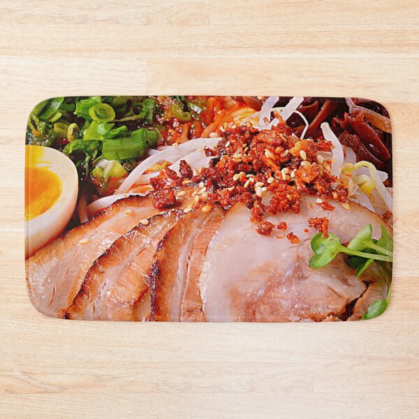 Item preview, Chashu Pork Ramen with Egg, Wood Ear, Green Onion designed and sold by NerdyByDesign.