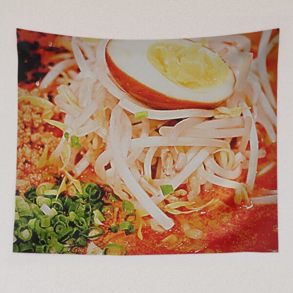 Item preview, Spicy Red Ramen with Egg designed and sold by NerdyByDesign.