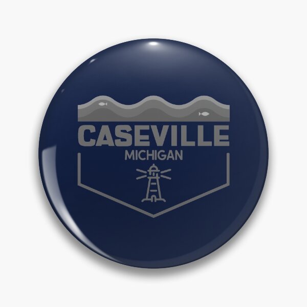 Item preview, Caseville Michigan Lighthouse Wave Design designed and sold by Eleven-K.