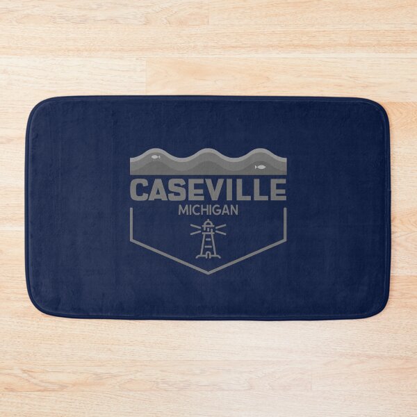 Item preview, Caseville Michigan Lighthouse Wave Design designed and sold by Eleven-K.