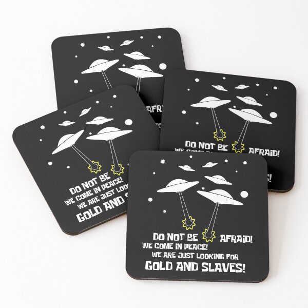 Item preview, UAP / UFO Sighting - Peaceful Aliens Seeking Slaves and Gold designed and sold by the-other-joe.