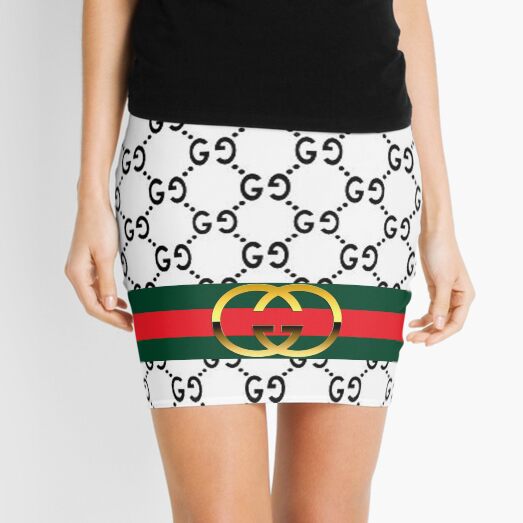 white luxury Mini Skirt
