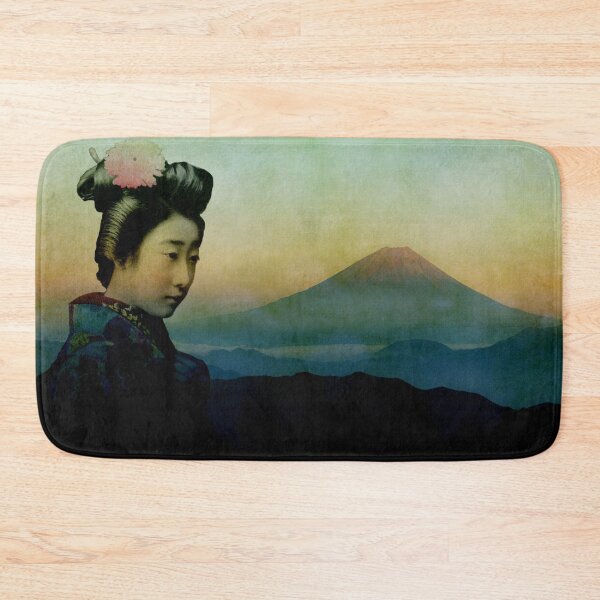 Item preview, Japanese Vintage Art (Woman And Mount Fuji) designed and sold by Pendy777.