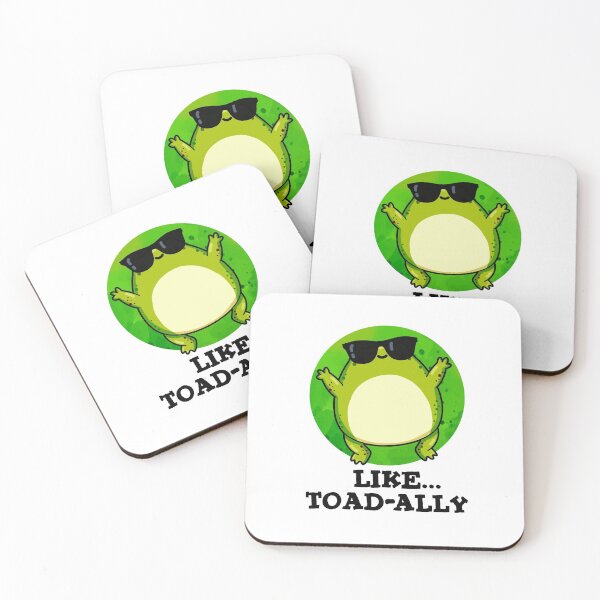 Item preview, Like Toad-ally Funny Toad Puns  designed and sold by punnybone.