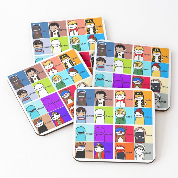 Item preview, dream smp all characters  designed and sold by Outofbox21.