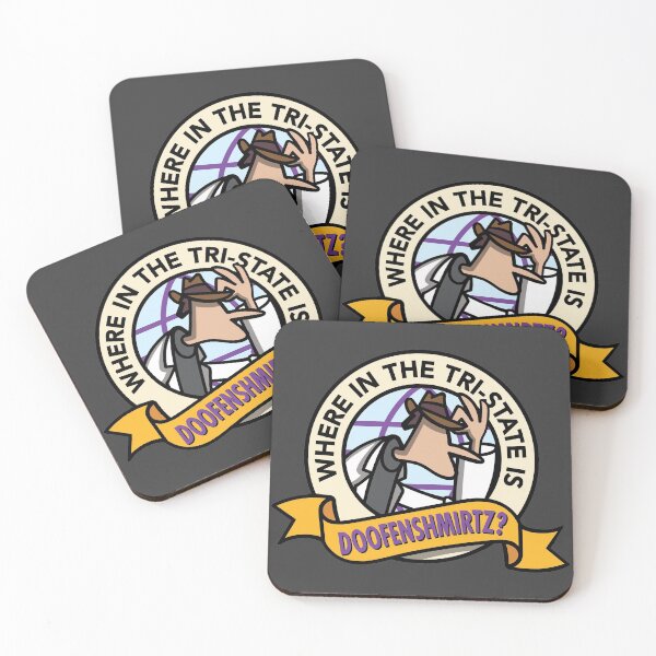 Item preview, Where in the Tri-State is Doofenshmirtz? (Dark) designed and sold by Justin Ellis.