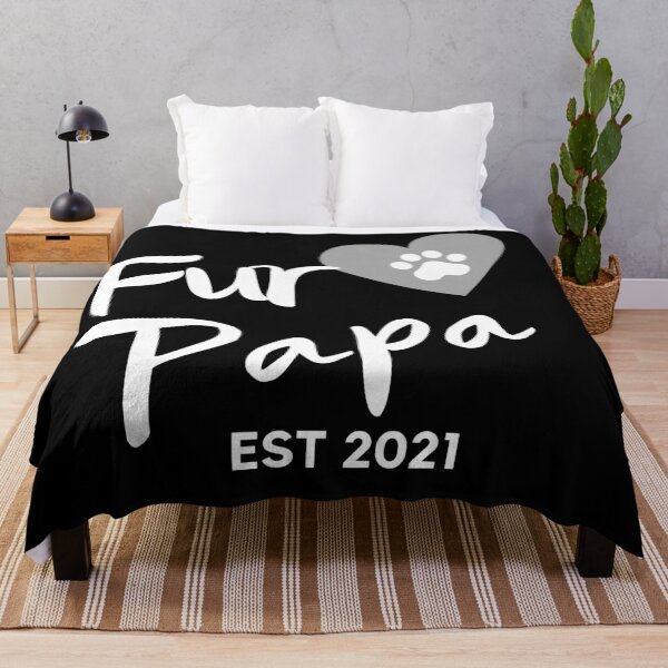 Item preview, Fur Papa EST 2021. Cute Dog Lover Design. designed and sold by That Cheeky Tee.