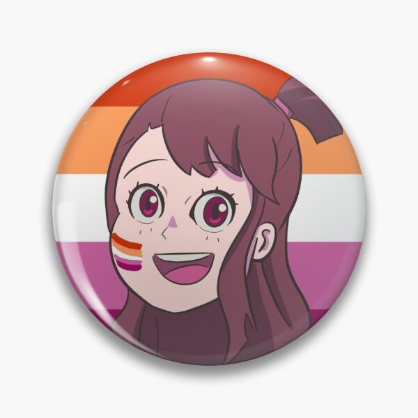 Item preview, lesbian pride akko designed and sold by necking.