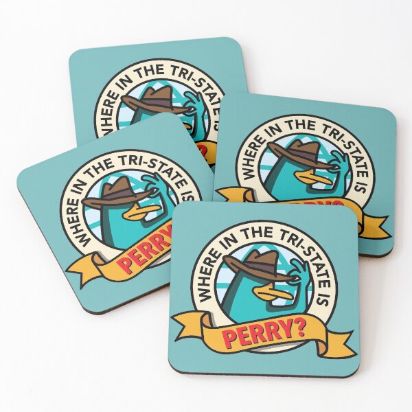 Item preview, Where in the Tri-State is Perry? (Teal) designed and sold by Justin Ellis.