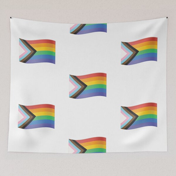 Item preview, Progress Pride Flag Emoji designed and sold by ImTy.