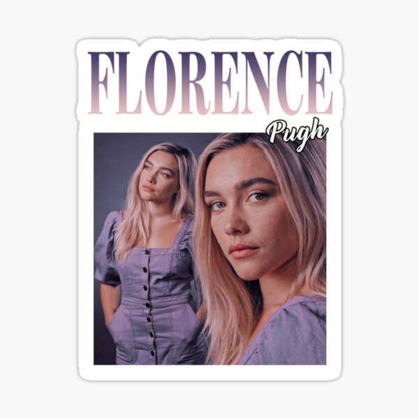 Florence Pugh 90's Vintage Sticker