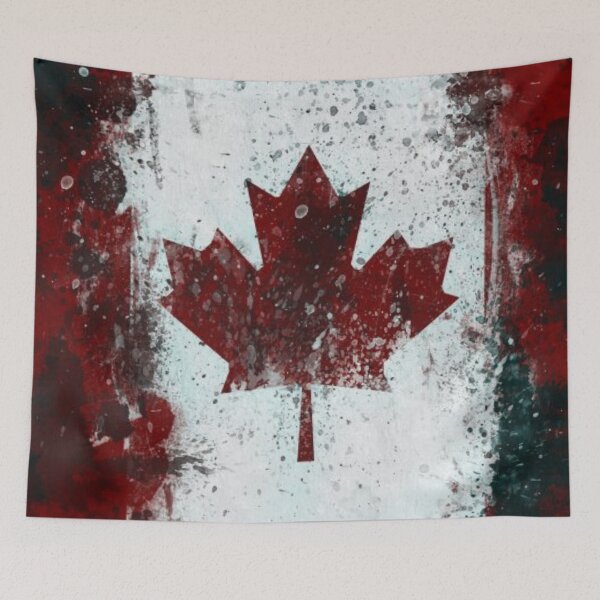 Item preview, Canadian Flag - National Flag of Canada - Maple Leaf Flag designed and sold by Aura __Print.