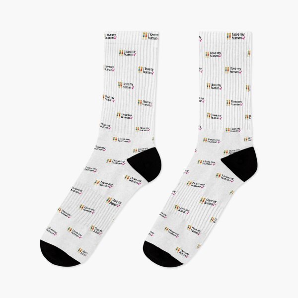 Item preview, I Love My Human - Two Women Holding Hands - LGBTQ+ Pride Emoji designed and sold by ImTy.