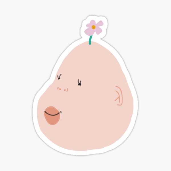 Happyfish33_face character1 Sticker