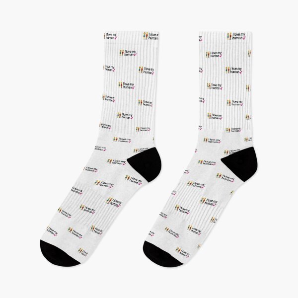 Item preview, I Love My Human - Woman and Man Holding Hands - LGBTQ+ Pride Emoji designed and sold by ImTy.