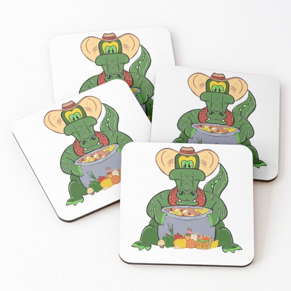 Item preview, Caimán cocinando gumbo designed and sold by starlabrady.